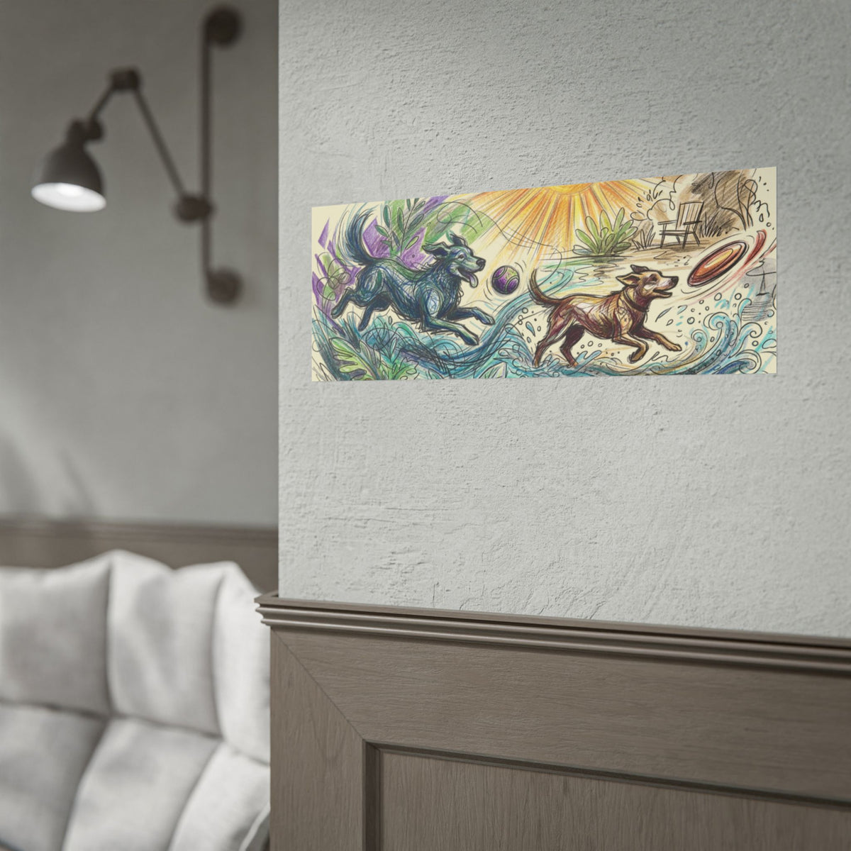 Sphinx Cat Art Poster — Haircut Sphynx Portrait Rolled Poster