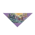 Dog Bandana — Navy & Coral Bone Pattern Pet Bandana