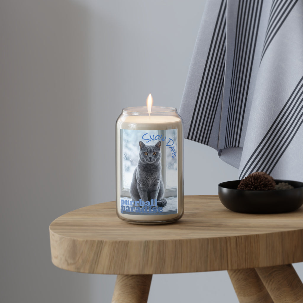 Snow Days Cat Soy Candle — 13.75 oz Scented Candle