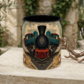 Vintage Train & Guinea Pigs Coffee Mug — Whimsical Station Illustration (11/15oz)
