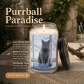 Snow Days Cat Soy Candle — 13.75 oz Scented Candle