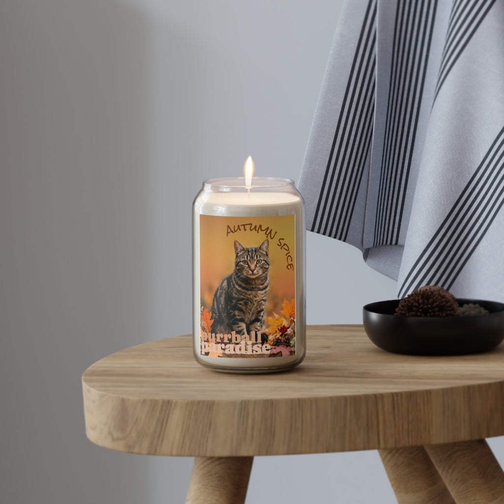 Autumn Spice Soy Candle — "Suburban Paradise" Cat 13.75oz