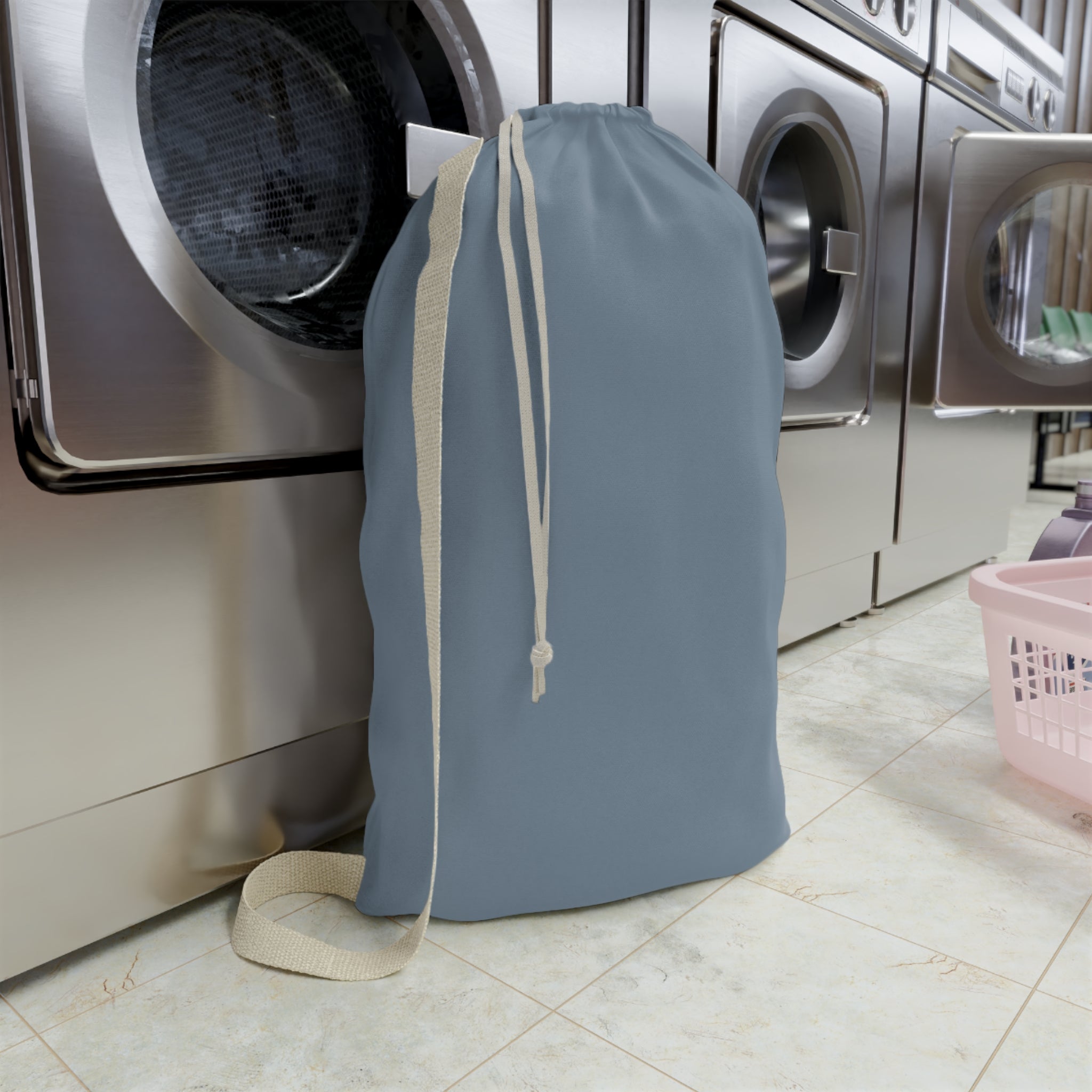Cat Farmers Laundry Bag — Vintage Two Cats Holding Pitchfork Illustration