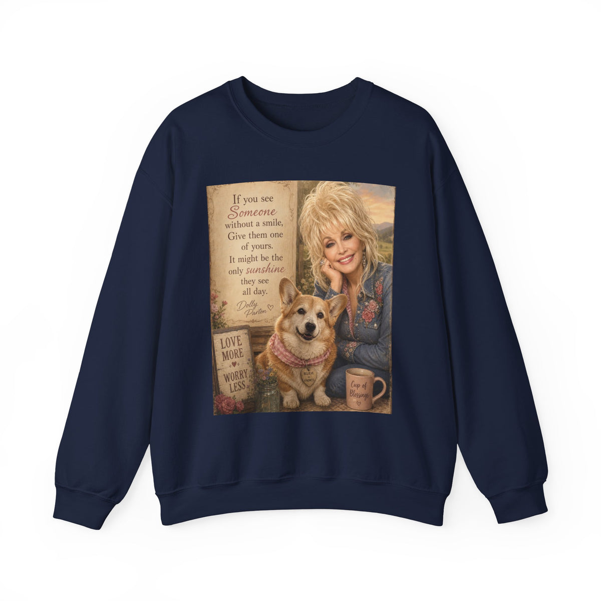 Dolly Parton Dog Quote Sweatshirt