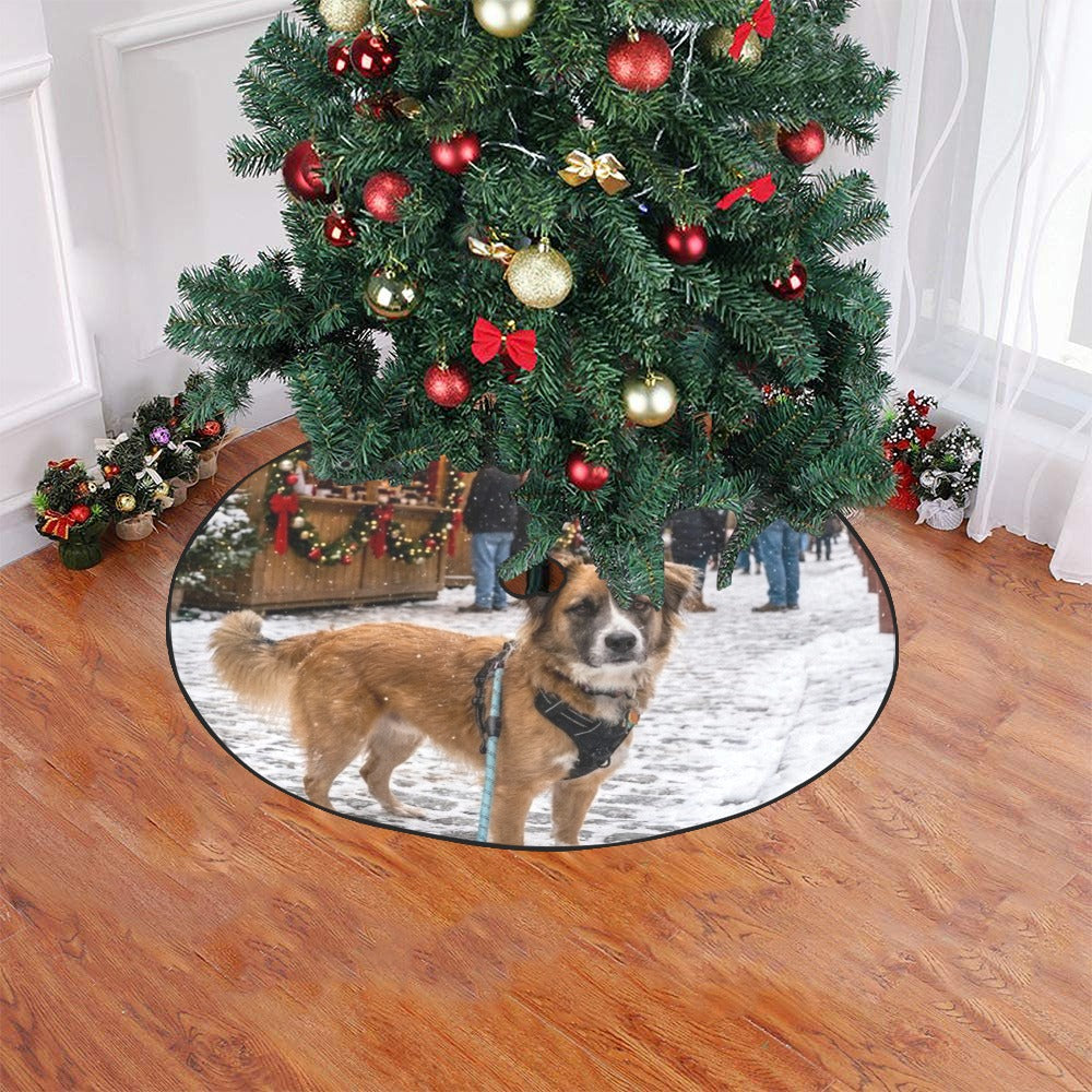 Custom Pets Christmas Tree Skirt